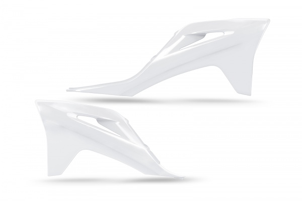 Radiator Covers white for Gas Gas MC 125 - MC 250 - EC 250 - EC 300 - MC 250F - EX 250 - EC 250F - EX 250F - EX 300 - MC 350...